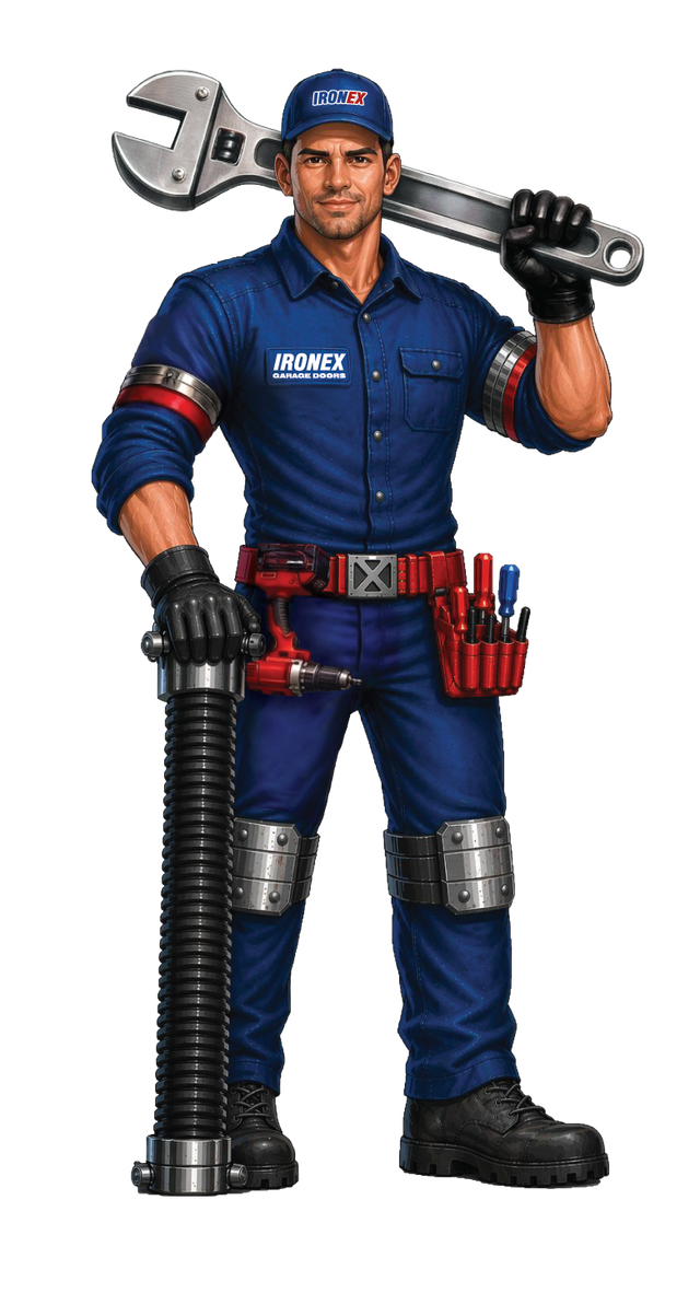 IronEx Garage Doors technician